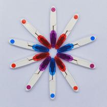 Fish line cut U type wire head scissor cross stitch small scissors Colour transparent with cover stainless steel home fishing scissors