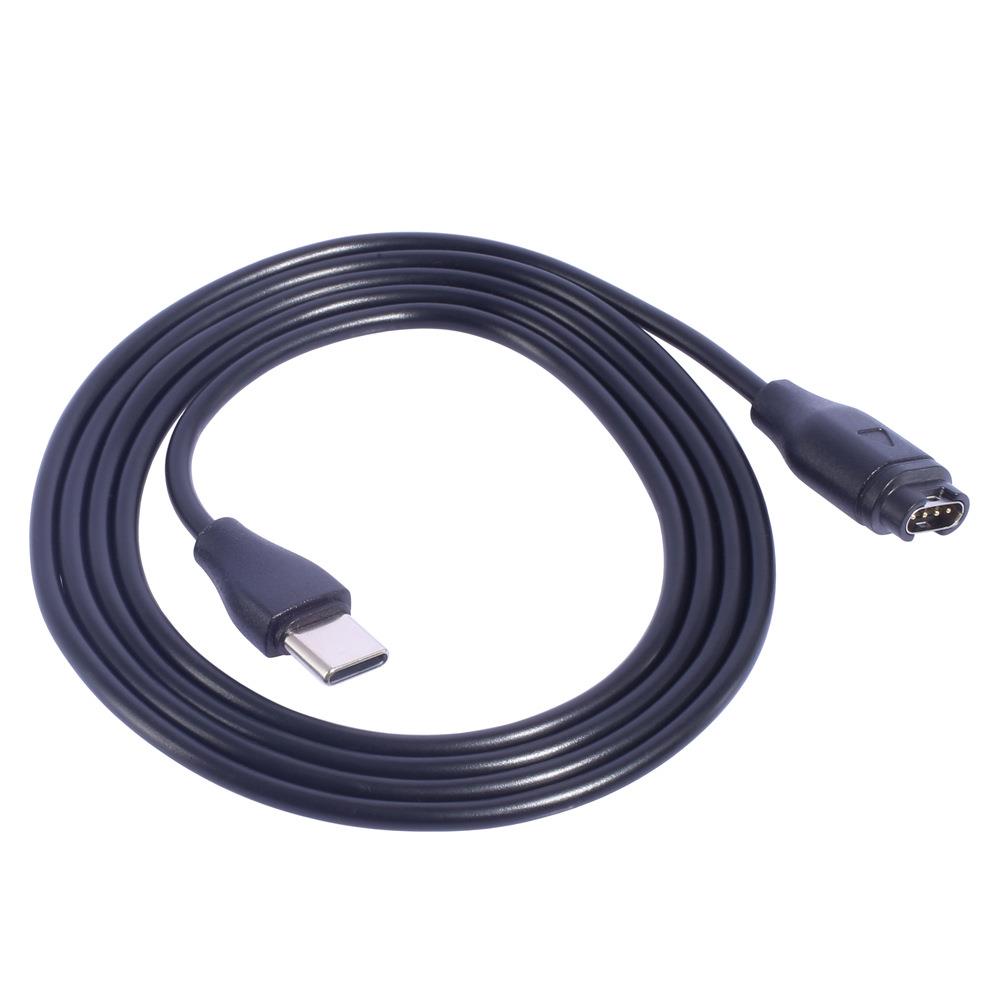 1米USB充电座适用于手表充电器Fenix 5 6x 7数据线充电线弯头 - 图2