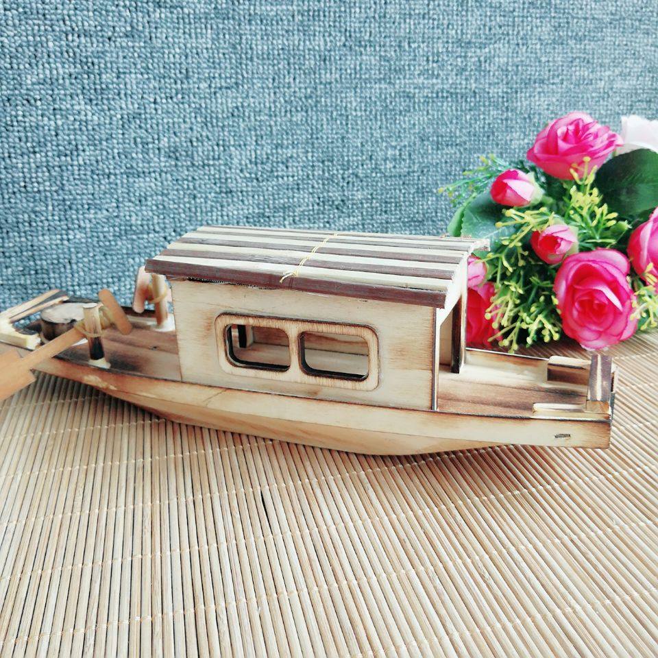 厂家直销新款木质工艺品航海小船模 企货居工艺船