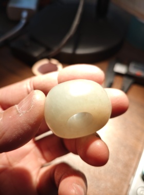 和田玉平安扣方型直径31重30克