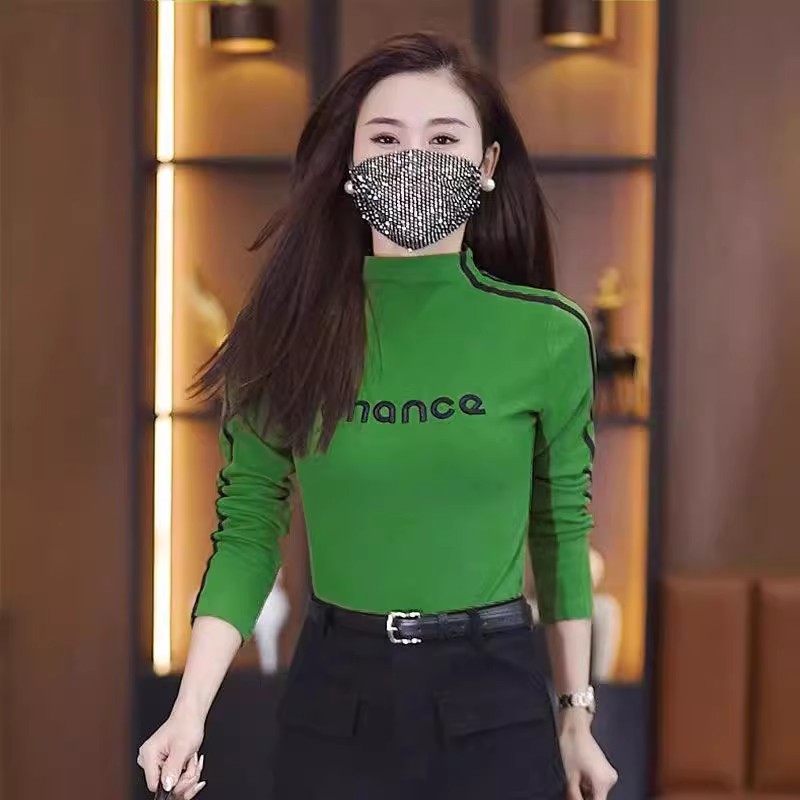 半高领德绒外穿保暖加绒打底衫女2023年秋冬内搭长袖T恤大码上衣,淘宝优惠券,粉丝福利购,淘宝优惠卷