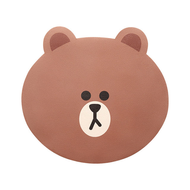 LINE FRIENDS Kitchen countertop drain mat absorbent pad coaster dining table washing table water control pad drying pad