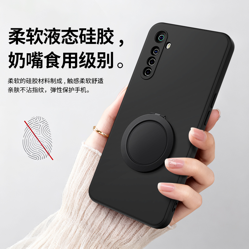 适用oppoK5手机壳K3/K1新款OPPO液态硅胶opk保护套oppk0pp0ppok带支架支点壳全包防摔男女简约opopk软壳外壳 - 图3