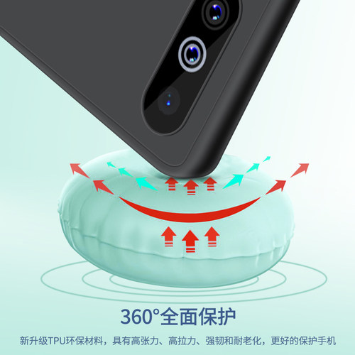 三星A8S手机壳samsunga8s磨砂超薄硅胶SM一G8870保护套galaxya全包防摔SMG男士galaxy软samsung黑色外壳适用 - 图3