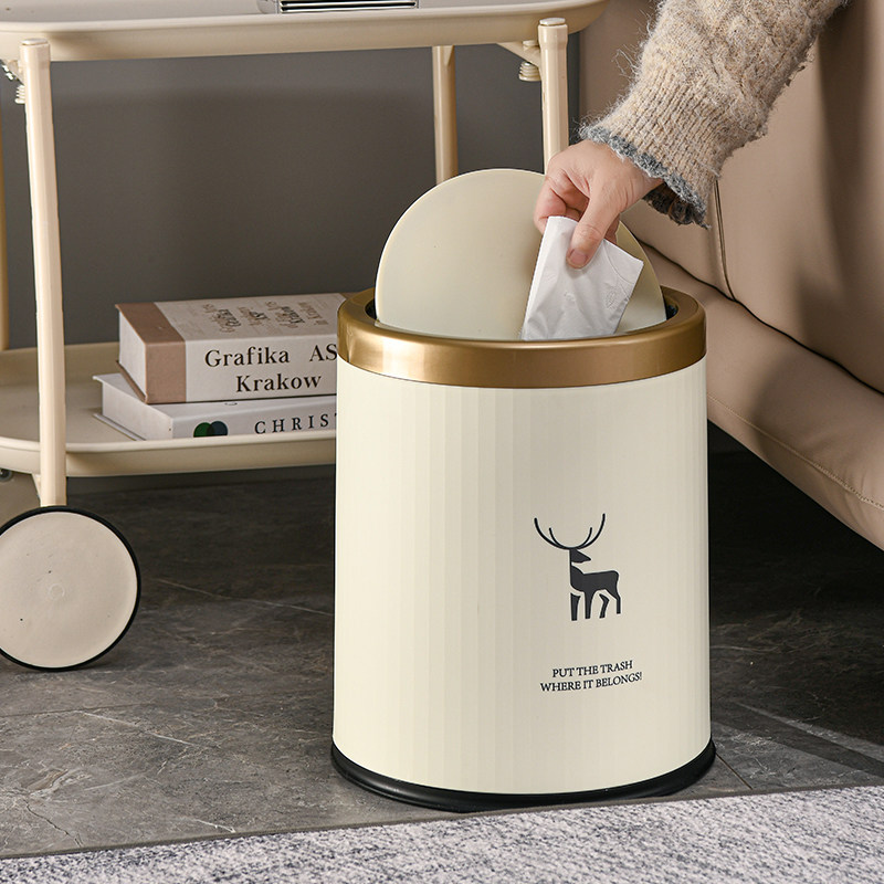2025高颜值轻奢双桶垃圾桶客厅卧室卫生间酒店家用厨房大容量带盖,淘宝优惠券,粉丝福利购,淘宝优惠卷