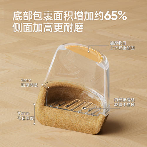 斜腿椅子静音脚套耐磨凳子脚垫桌脚椅脚防滑餐椅桌子腿硅胶保护套 - 图2