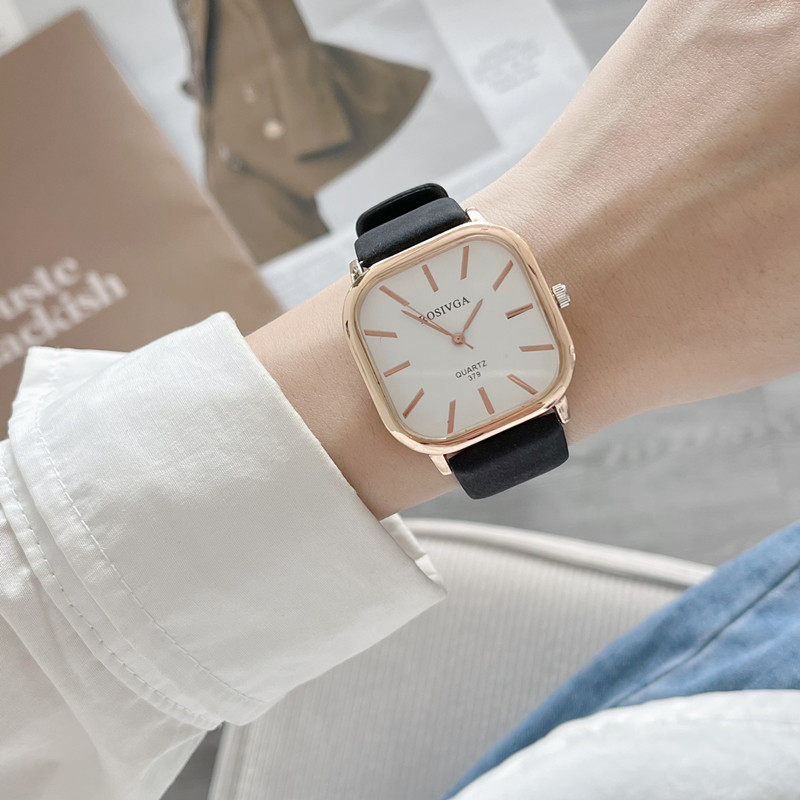 美式复古大方盘女士潮流欧美感手表 楠棠国产腕表