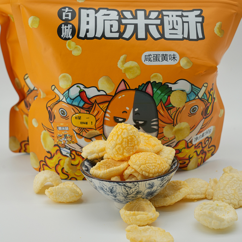 年糕脆皮怀旧零食脆米酥麻辣烤肉味米饼脆米酥办公室年货囤货整箱_零食_坚果_特产