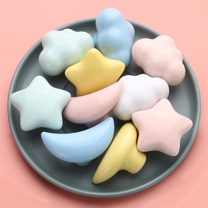 星翡 星月云（亮光） 创意儿童房柜门可爱卡通云朵小拉手抽屉把手,淘宝优惠券,粉丝福利购,淘宝优惠卷