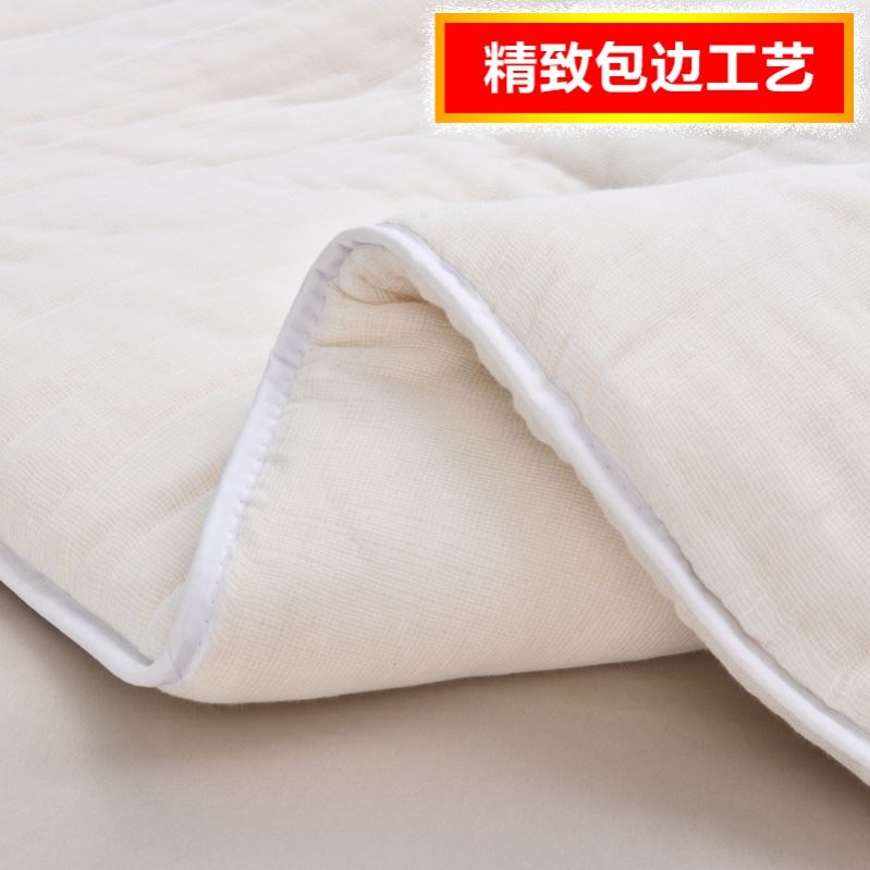 新疆棉被纯棉花一级旗舰店长绒棉絮被芯加厚保暖褥子垫被学生床垫