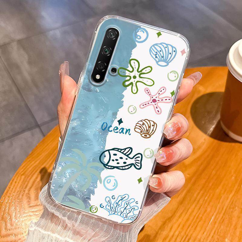 适用华为nova5 5ipro手机壳nova6 se海洋小鱼nova3i 3e 2s软nova4,淘宝优惠券,粉丝福利购,淘宝优惠卷