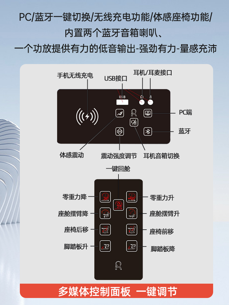 风锐电竞太空舱一体式电脑座舱人体工学座椅懒人办公椅赛车游戏仓-图3