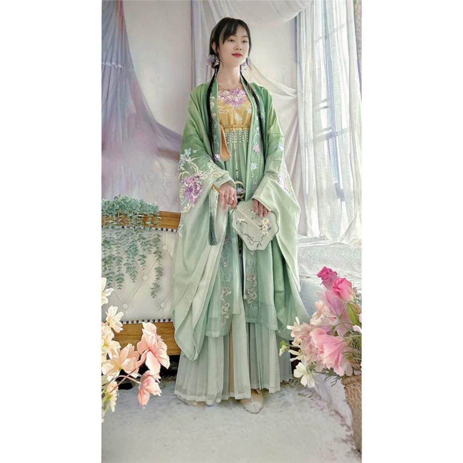 Original Hanfu female Tang style Chinese style thorn
