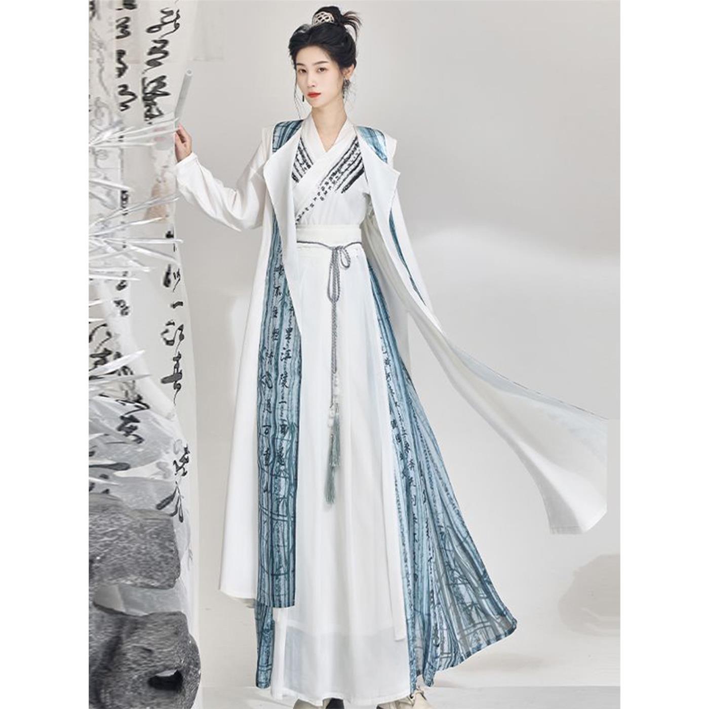 Authentic original new Chinese Hanfu sleeveless