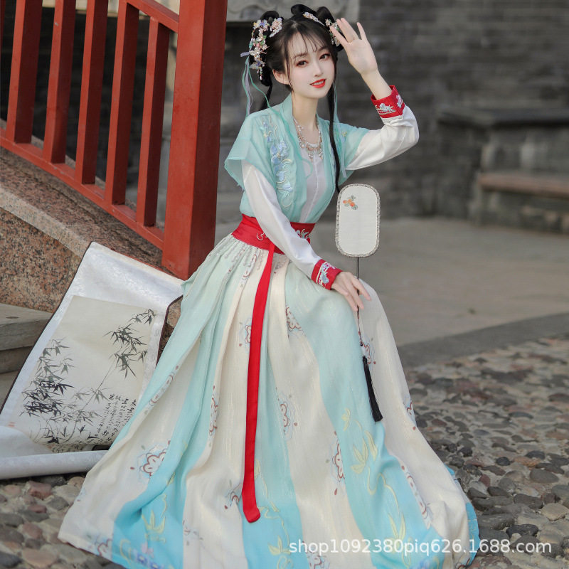 Hanfu women's Tang Dynasty embroidery new autumn