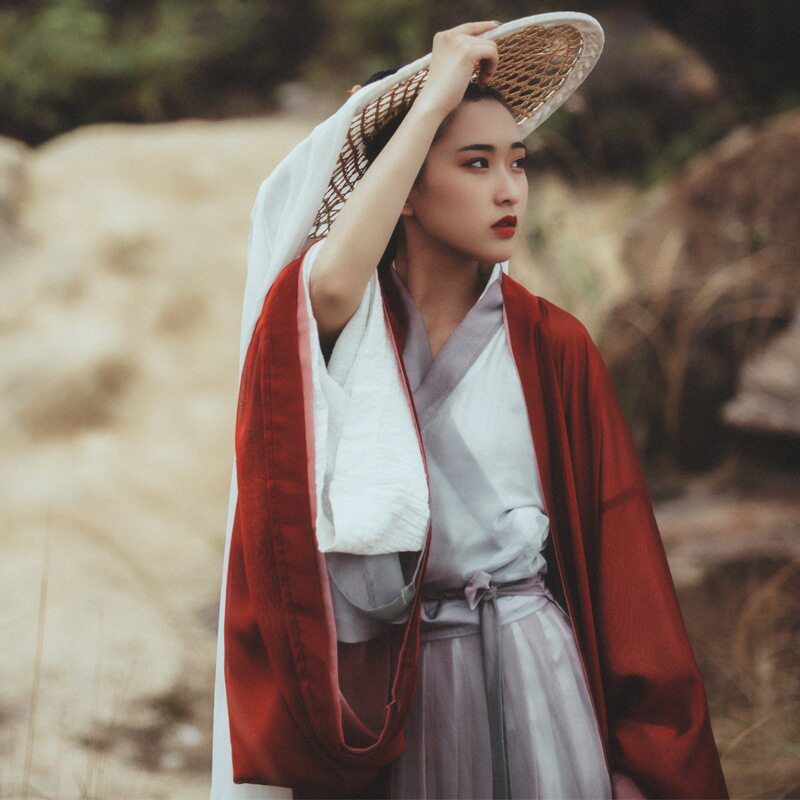 Spring and Autumn waist-length Wei and Jin style women's Hanfu