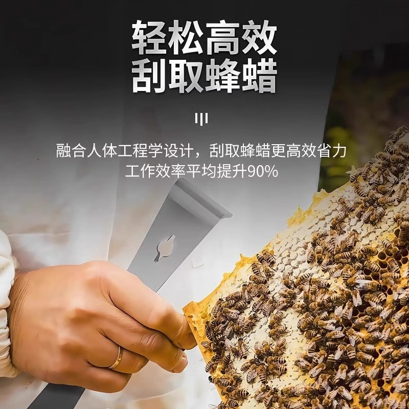 不锈钢撬棍木工神器工具大全木门铲刀多功能养蜂撬棒刮刀起钉撬铲 - 图1