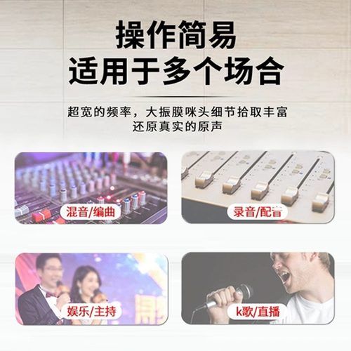 Samson Shanxun C01/C03 Конденсатор микрофон сердца типа большие вибрационные пленки якорь k Песня Live Microphone