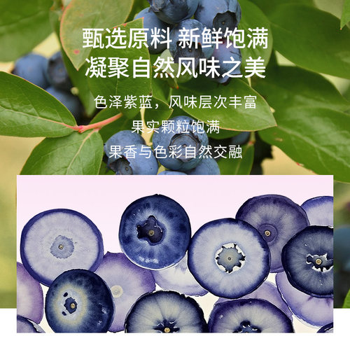 造优润纯蓝莓粉天然冻干花青素冲饮烘焙奶茶酸奶饮品专用固体低脂 - 图2