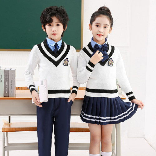 中小学生大合唱团服装儿童诗歌朗诵比赛表演服幼儿校服元旦演出服 - 图2