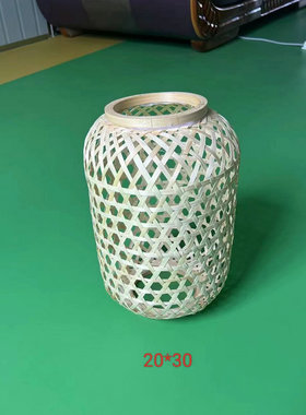 竹编灯笼灯罩中式创意个性吊灯