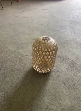 竹编灯笼灯罩中式创意个性吊灯餐厅民宿艺术造型婚礼春节中国结