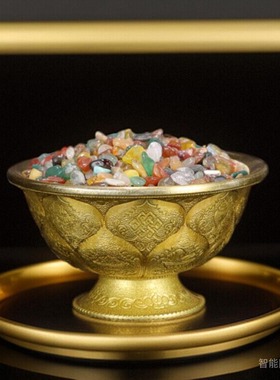 七彩水晶小号密宗七宝石