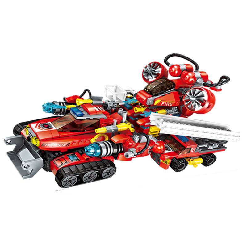 中国积木拼装玩具益智工程车铲车锋影战车8合1智力玩具6-12岁礼物 - 图3