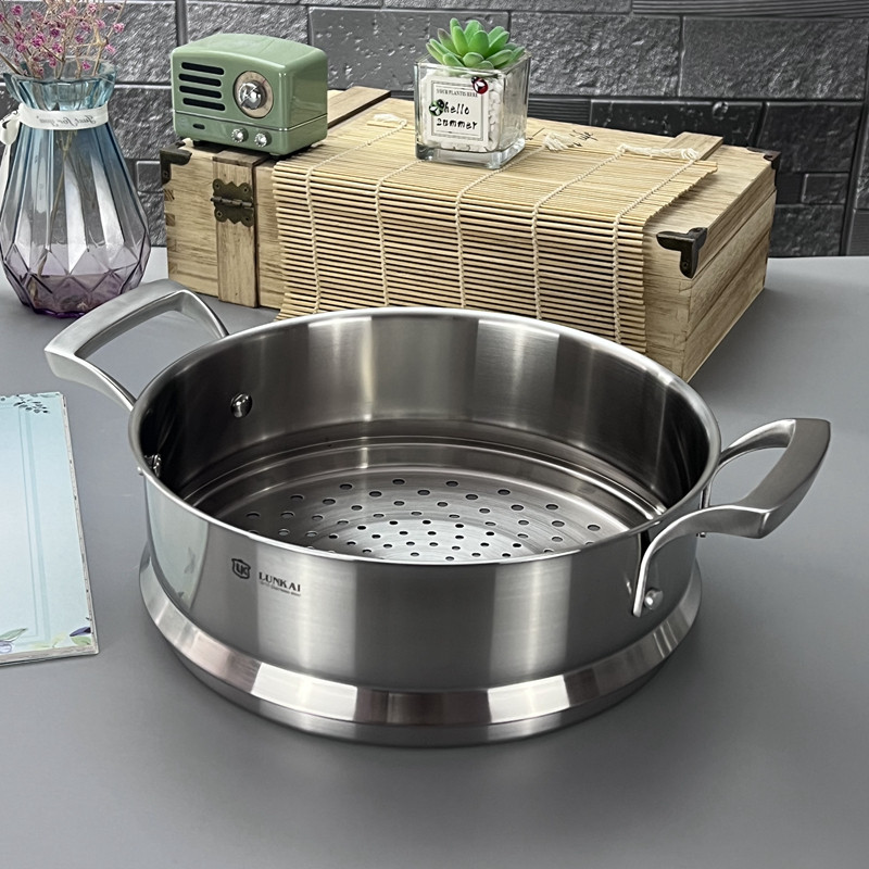 加厚加高加深防烫把手双耳食品级304不锈钢蒸笼蒸格架片包子馒头,淘宝优惠券,粉丝福利购,淘宝优惠卷