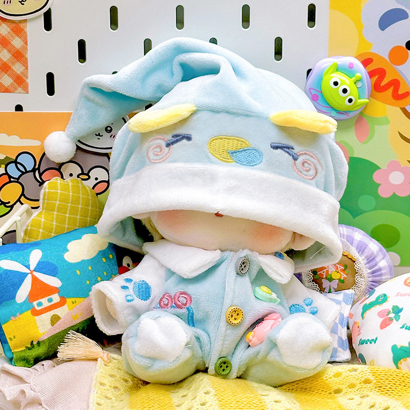 20cm娃衣小熊睡衣现货棉花娃娃衣服10cm公仔换装衣服正版原创可爱,淘宝优惠券,粉丝福利购,淘宝优惠卷