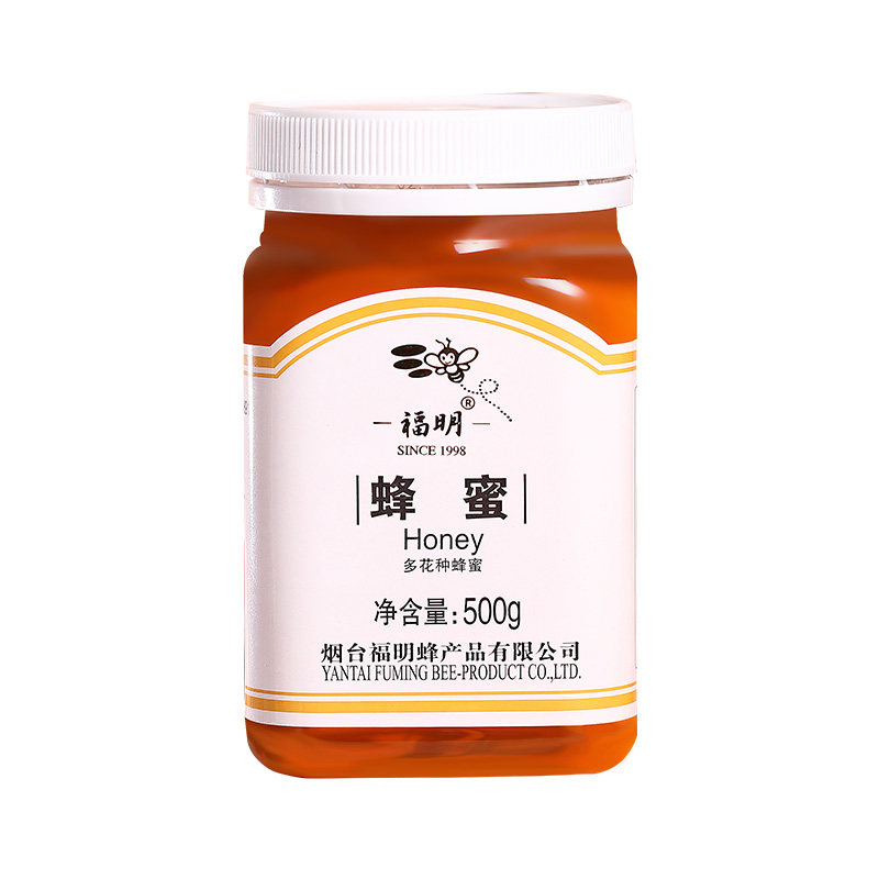 拍1发2 福明纯正天然野生百花蜜 买一送一经典百花蜜500g 福明食品旗舰店 淘优券
