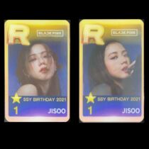 New BLACK PINK gaming flashcards SSY BIRTHDAY 21YG Super star with the same limit change