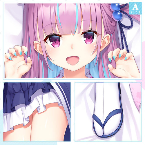 Hmakura Vtuber凑阿库娅二次元动漫周边靠枕AQUA阿夸等身抱枕套 - 图0