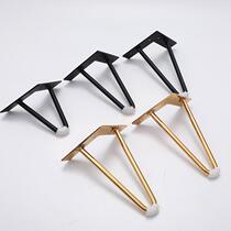 Thickened Metal Rebar Feet Sofa Feet Furniture Support Feet Five Gold Accessories Furniture Bath Cabinet Triangle Cabinet Feet