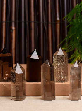 柱热销茶柱单尖六棱柱石摆件茶棱柱定制