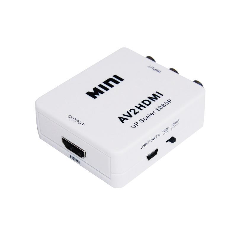 AV转HDMI视频转换器AV2HDMI AV TO HDMI切换器电脑老电视机转换线-图0