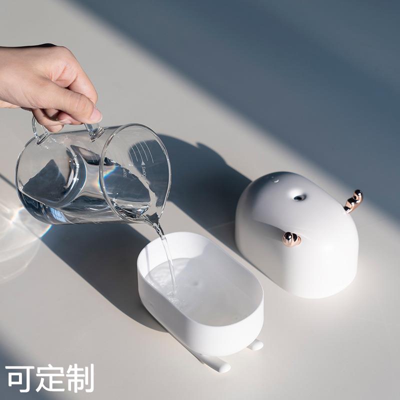 创意迷你雪橇小鹿加湿器夜灯USB喷雾桌面萌鹿加湿器年会礼品