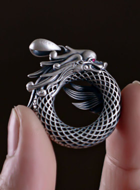 阿七999足银平安吊坠车钥匙挂件