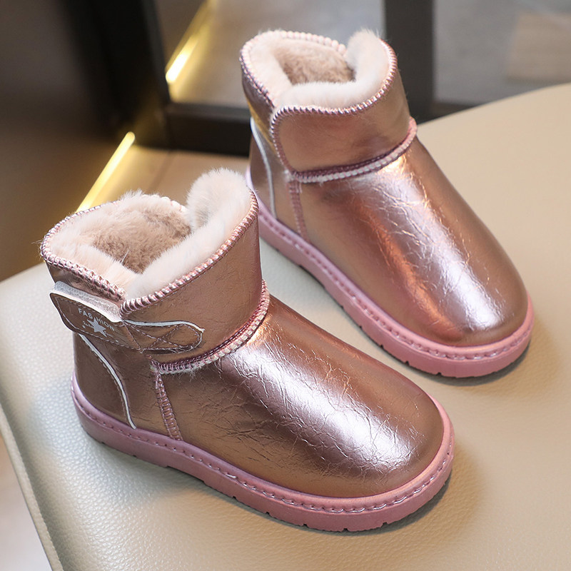 冬季新款加绒宝宝雪地靴厚防滑儿童棉鞋加厚女童短靴子男童防泼水,淘宝优惠券,粉丝福利购,淘宝优惠卷