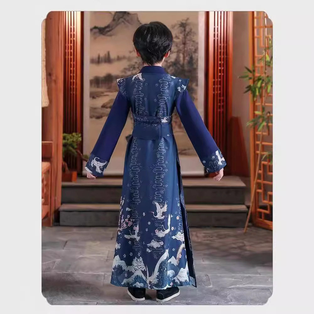 汉服儿童男女书童国学服古装演出服中式礼服唐装侠客中国风演出服,淘宝优惠券,粉丝福利购,淘宝优惠卷