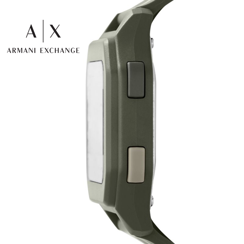 阿玛尼手表男Armani Exchange硅胶表带电子智能轻奢腕表AX2953