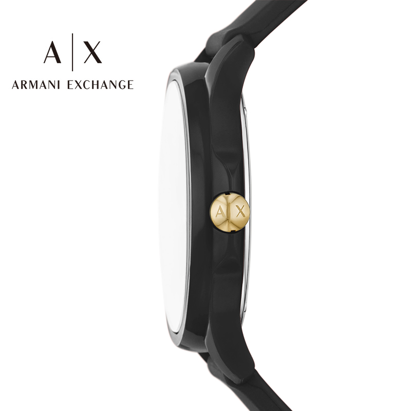 Armani阿玛尼手表黑武士女官方旗舰店学生石英轻奢欧美腕表AX5265