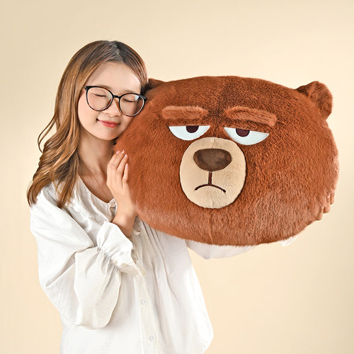 迪士尼 potdemiel蜂蜜罐河狸变身计划毛绒玩偶公仔靠睡抱枕生礼物 - 图1