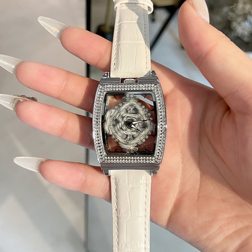 扑克女神手表女轻奢小众女表机械2025新款机械表女款女士五芒星表 - 图0