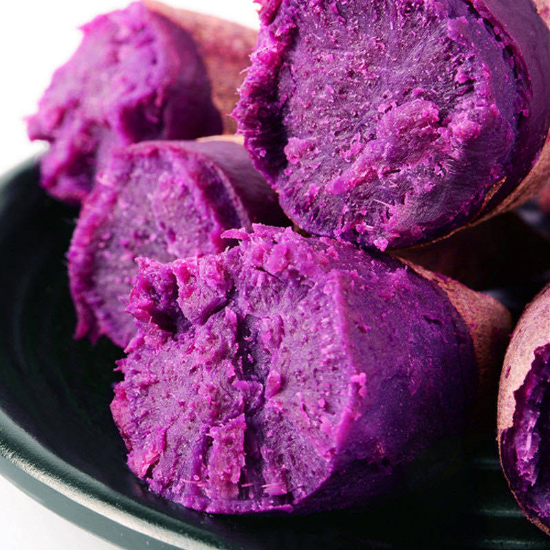 新鲜精果现挖紫心小10 5斤番薯 悦典食品番薯