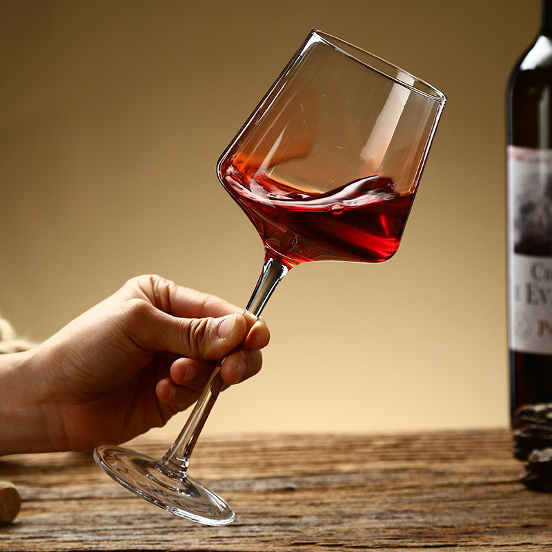 大号勃艮第红酒杯套装家用高档轻奢水晶玻璃醒酒器葡萄高脚杯创意