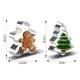 Christmas Cookie Mold Tree Gingerbread Man Mold