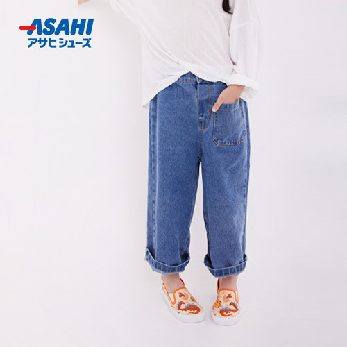 asahi朝日新款恐龙卡通儿童帆布低帮一脚蹬幼儿园男童女童鞋 - 图2