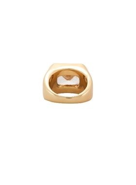 Ettika Crystal Signet Ring  revolve小众新款