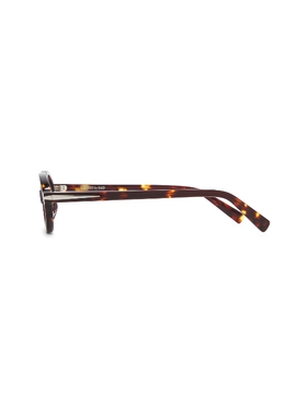 SAD Eyewear玳瑁色太阳眼镜玳瑁纹椭圆框复古风墨镜REVOLVE
